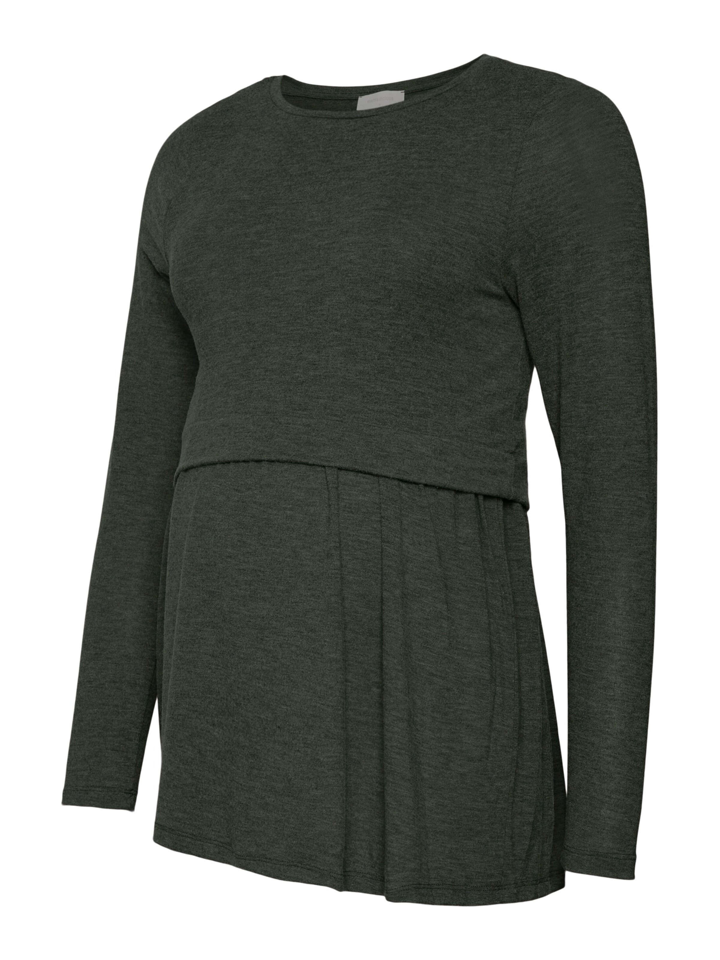 MAMALICIOUS Тениска 'MLANABELLA' в зелено: отпред