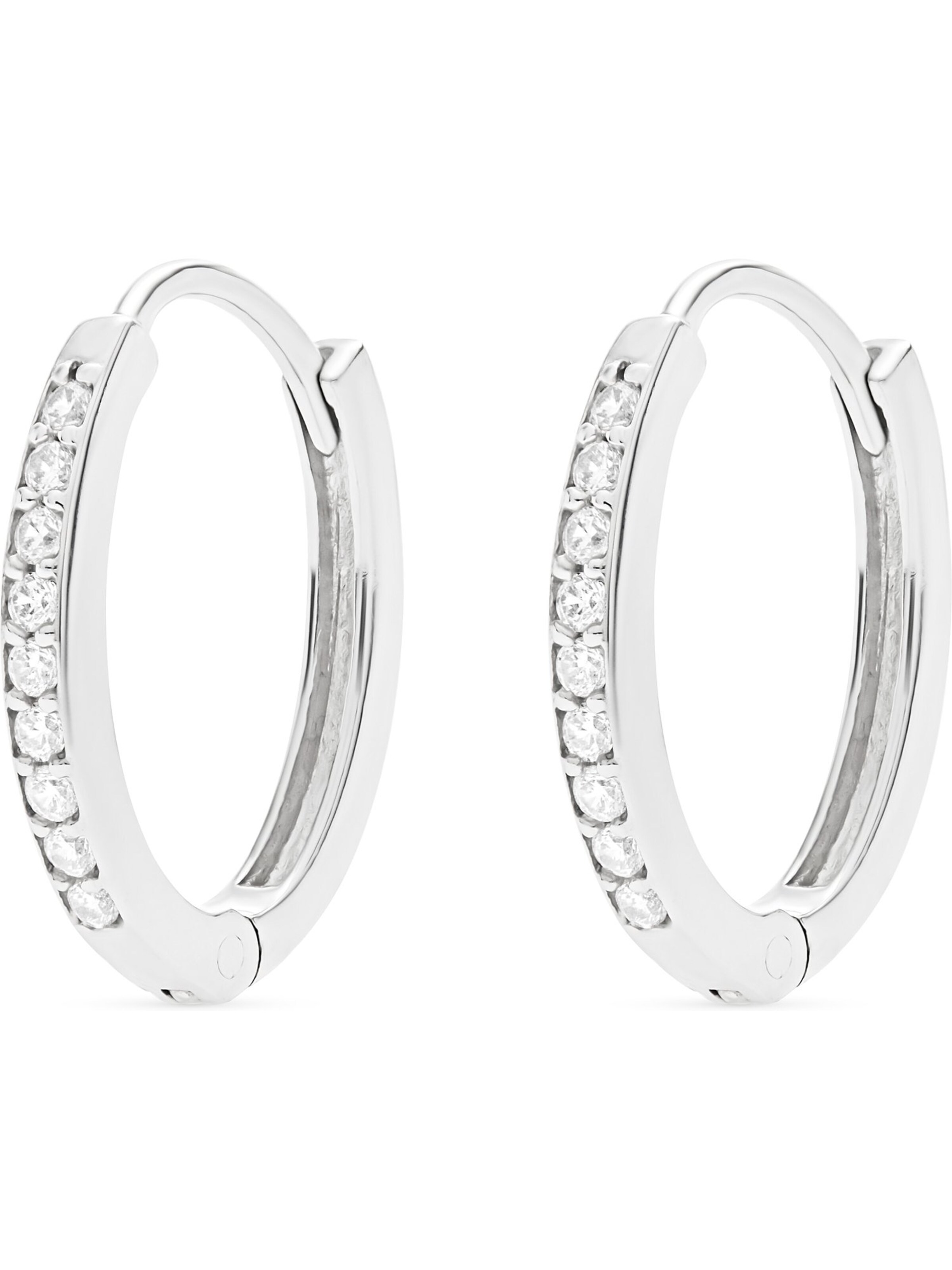 FAVS Earrings in Silver: front