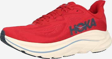 Chaussure de course 'CLIFTON 10' HOKA en rouge : devant