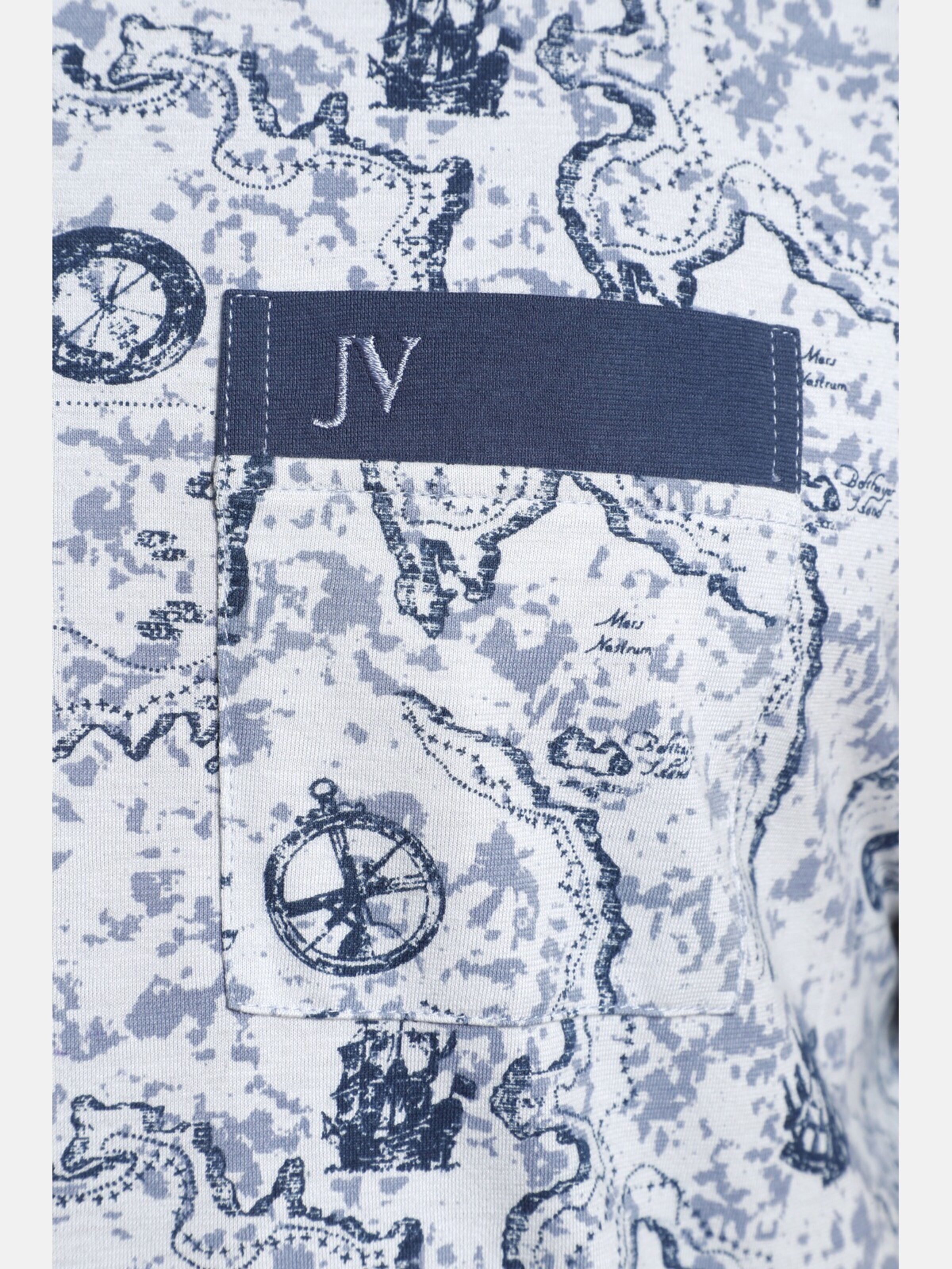 Jan Vanderstorm Long Pajamas ' Unni ' in Blue