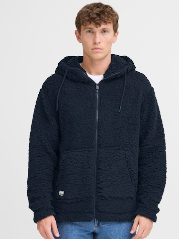 11 Project - Sudadera con cremallera 'Daag' en azul: frente