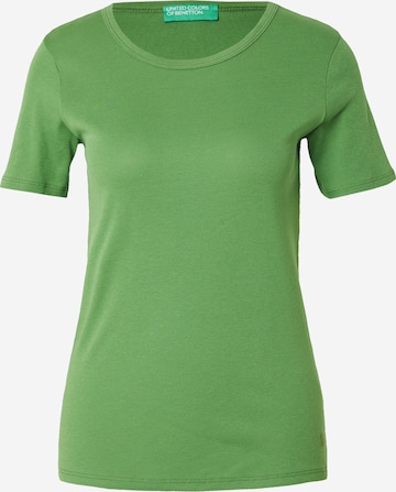 UNITED COLORS OF BENETTON - Camisa em verde: frente