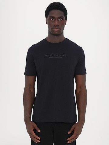 ARMANI EXCHANGE Μπλουζάκι σε μπλε: μπροστά