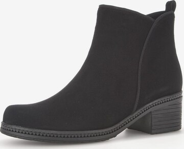 GABOR Ankle Boots in Black: front