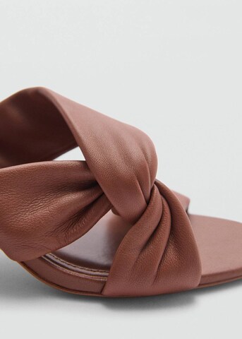 MANGO Mules 'Kuma' in Brown