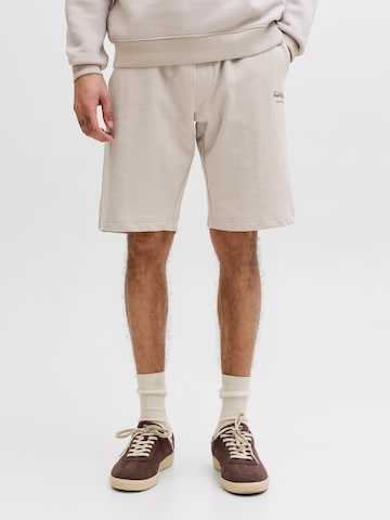 JACK & JONES Regular Pants 'JPSTGORDON ARCHIVE' in Beige: front