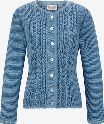 STOCKERPOINT Trachtenstrickjacke 'Mabella' in Blau: Vorderseite