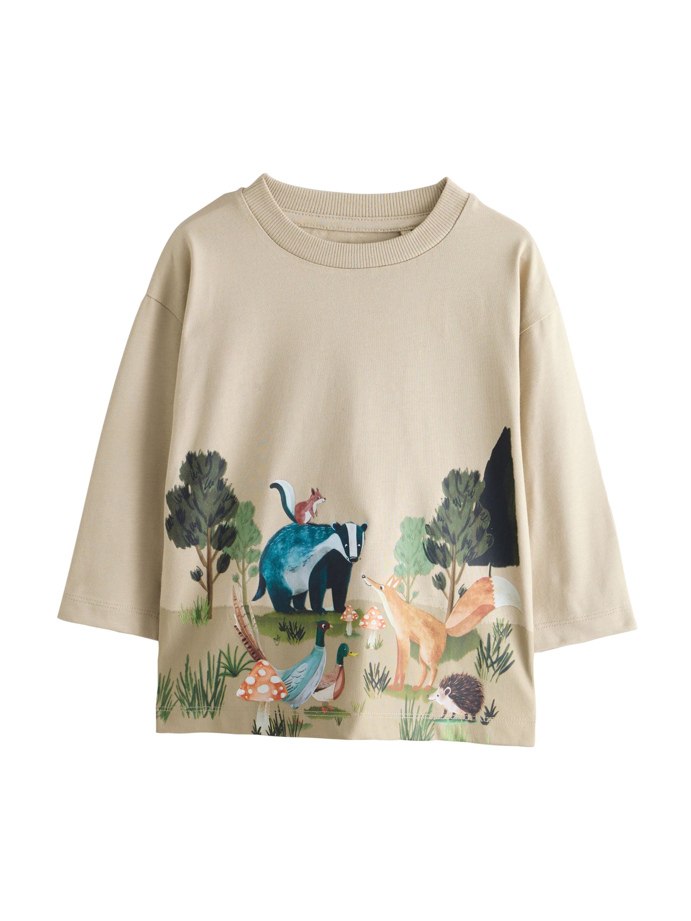 Next Shirts i beige