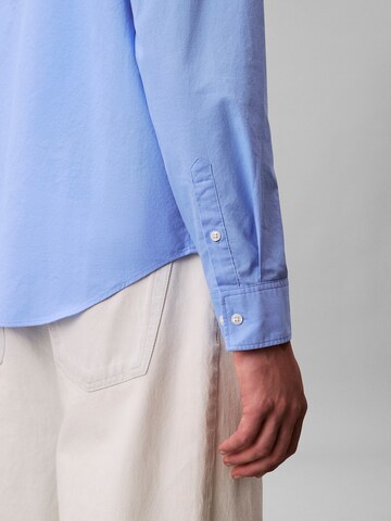 Calvin Klein Jeans Regular Fit Hemd in Blau