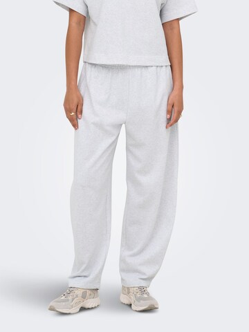 ONLY - Barrel Pantalón 'ONLOfelia' en gris: frente