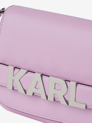 Geantă de umăr de la Karl Lagerfeld pe mov