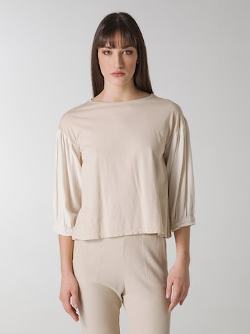 DEHA Functioneel shirt in Beige: voorkant