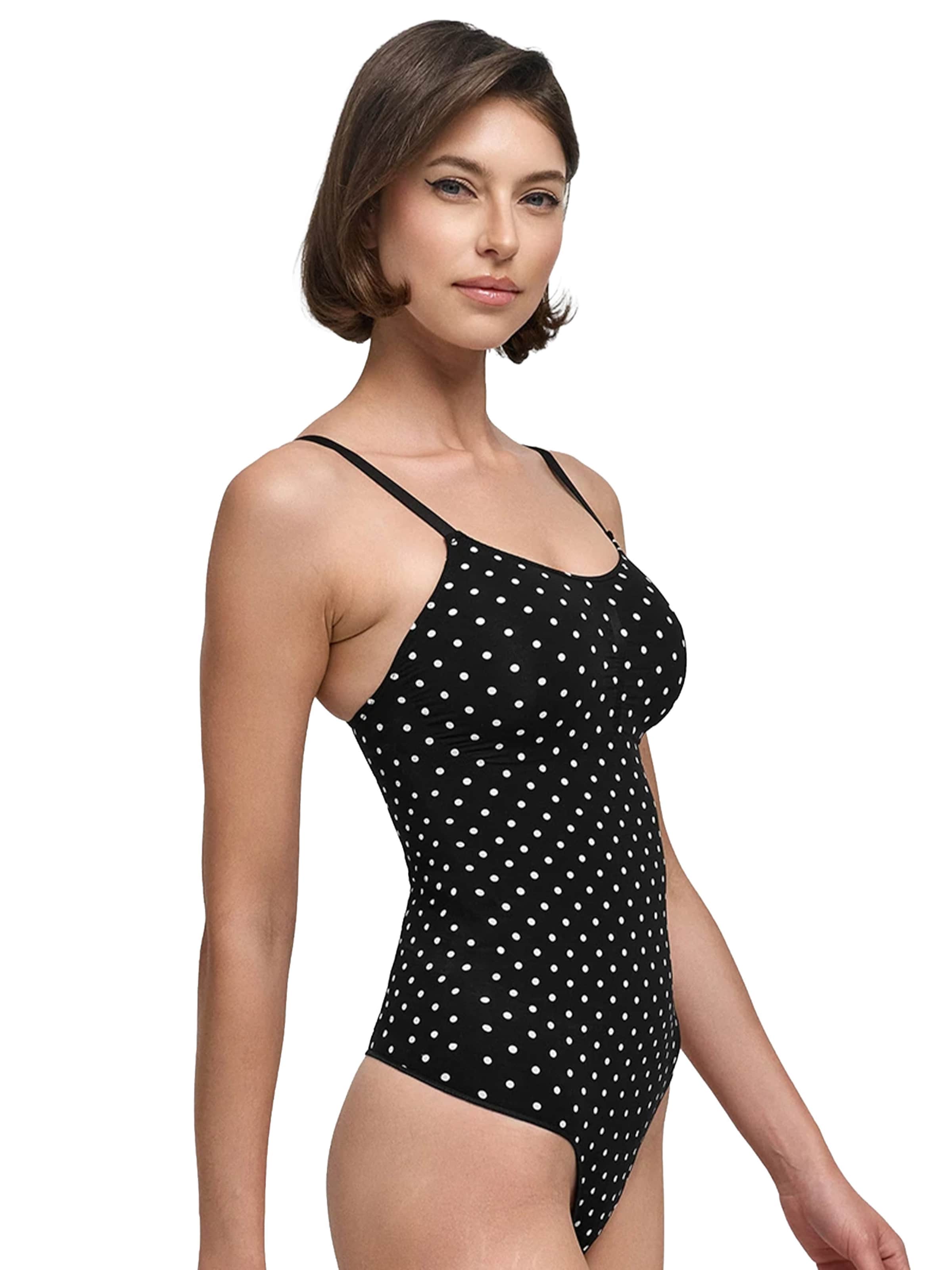 cfab (formerly creamy fabrics) - Body moldeador 'Sculpting Shapewear mit String' en negro