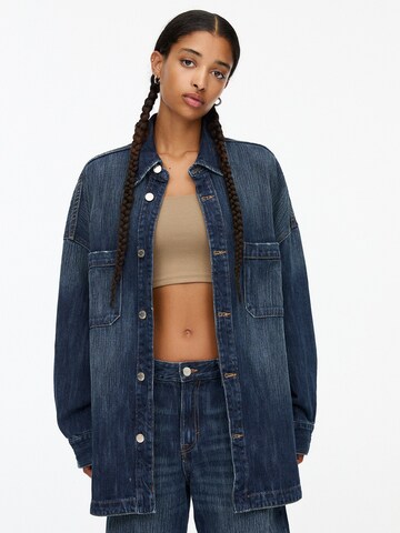 Pull&Bear Blouse in Blue: front