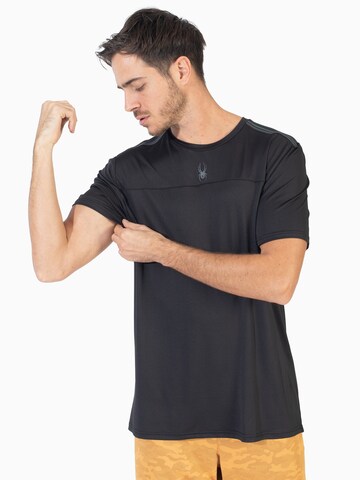 Maglia funzionale di Spyder in nero
