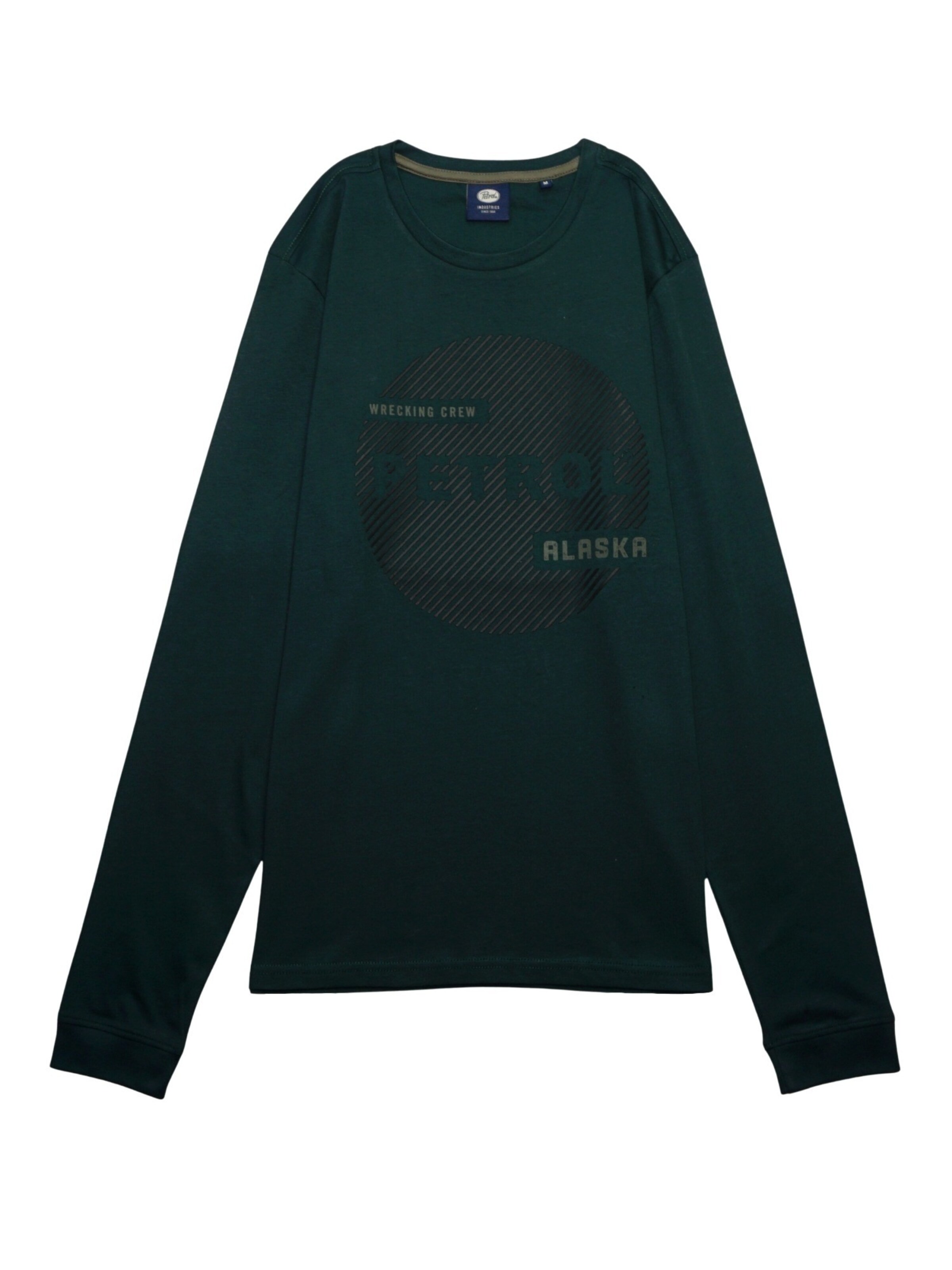 T-Shirt Petrol Industries en vert : devant