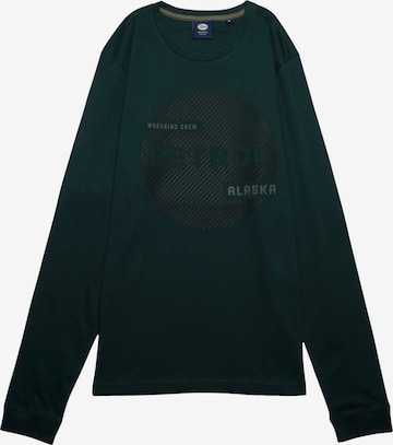 T-Shirt Petrol Industries en vert : devant