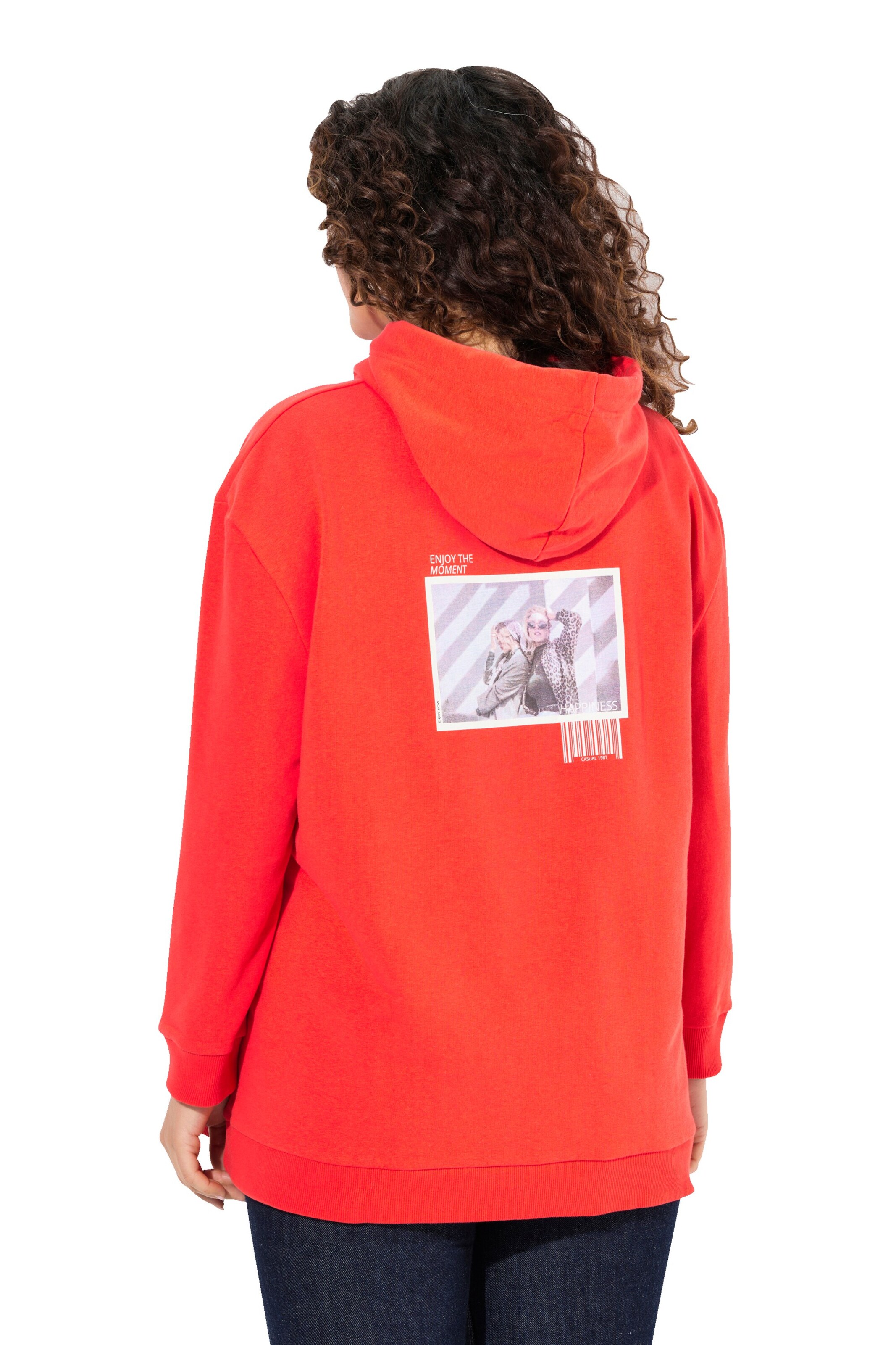 Ulla Popken Sweatshirt in Rood