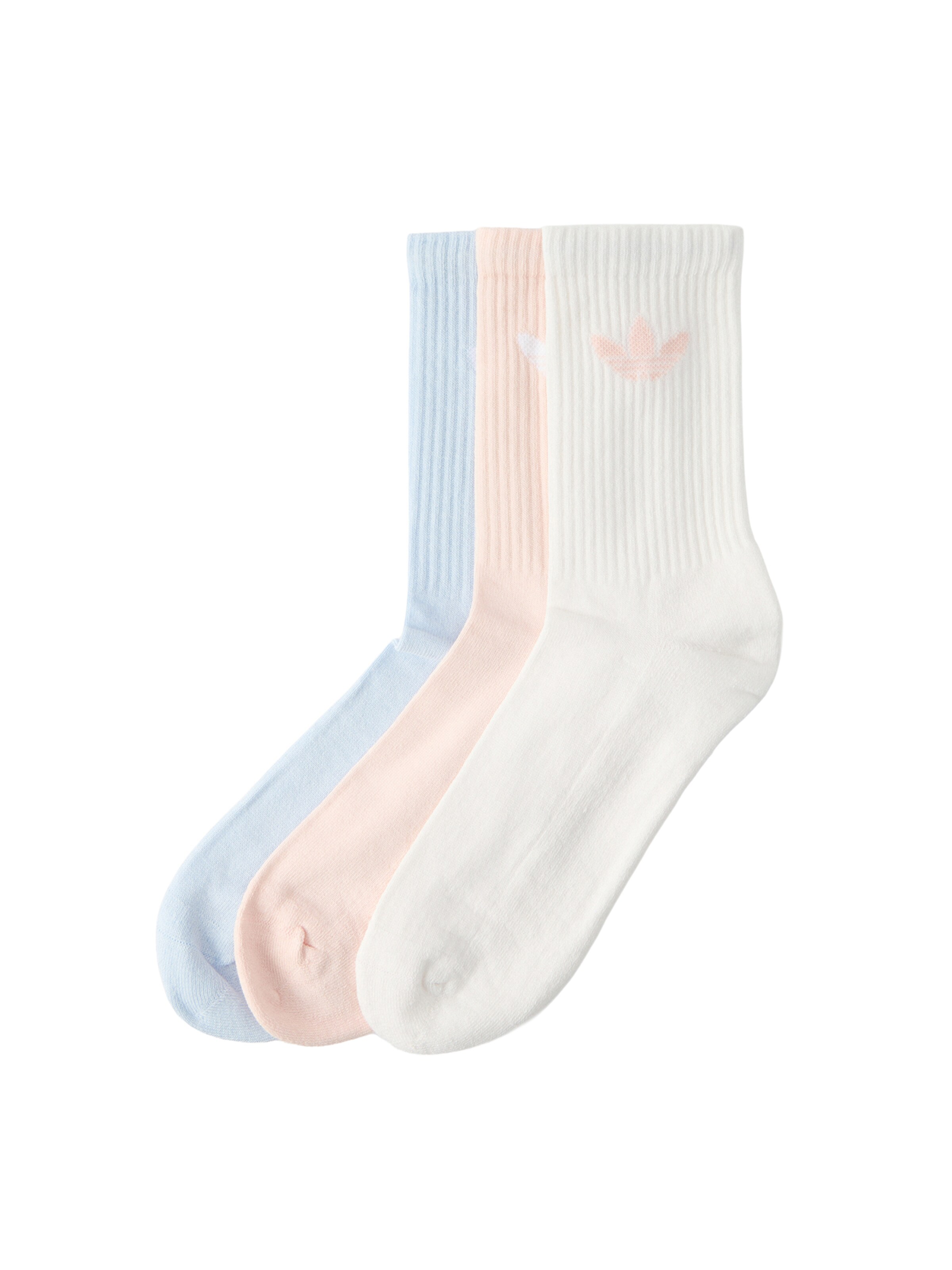 ADIDAS ORIGINALS Socks 'Trefoil' in Blue: front