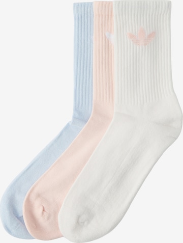 ADIDAS ORIGINALS - Calcetines 'Trefoil' en azul: frente