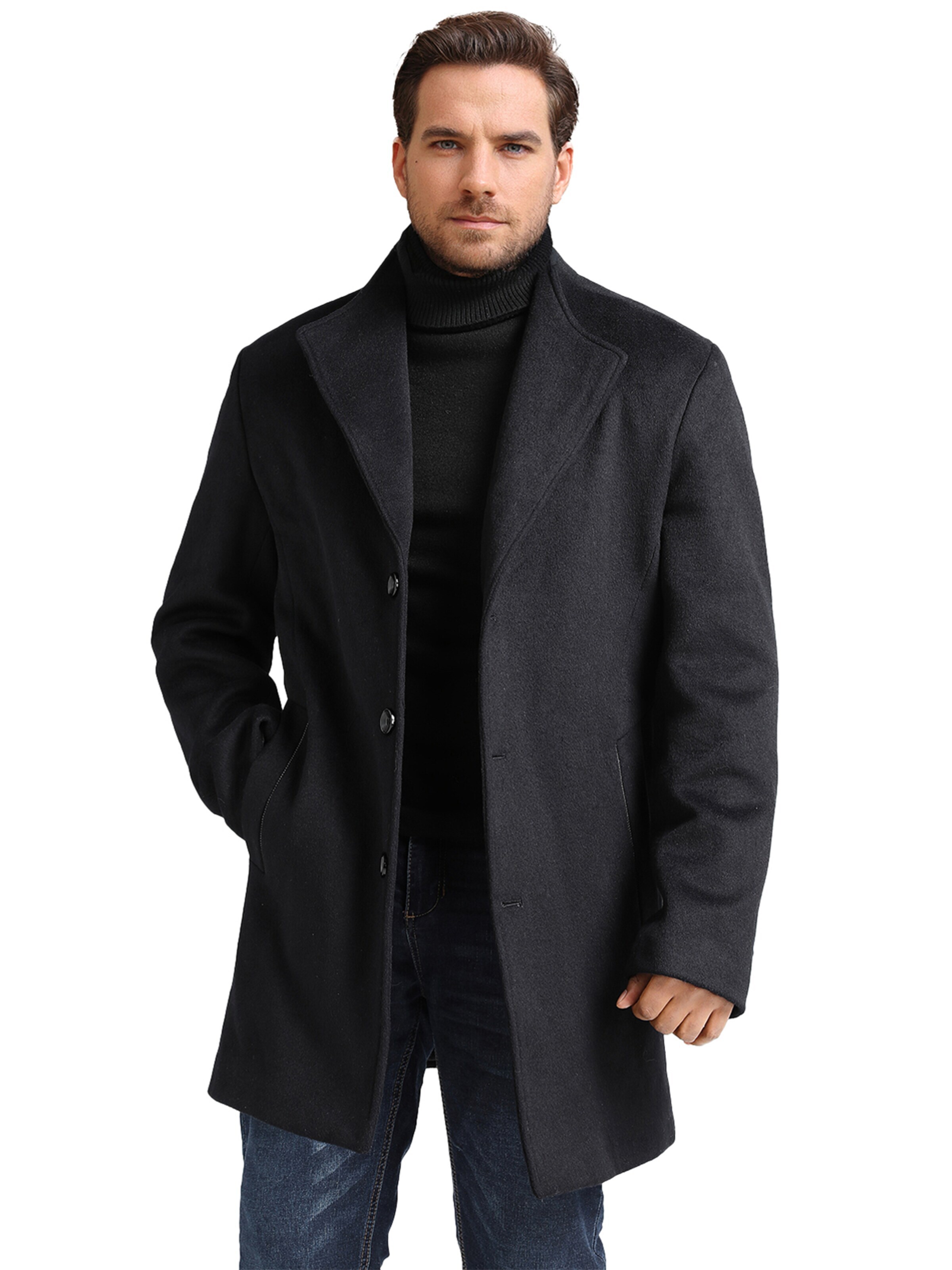 YOUTHUP Winter Coat 'Kontur' in Blue