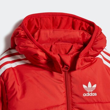 ADIDAS ORIGINALS Overgangsjakke 'Adicolor' i rød