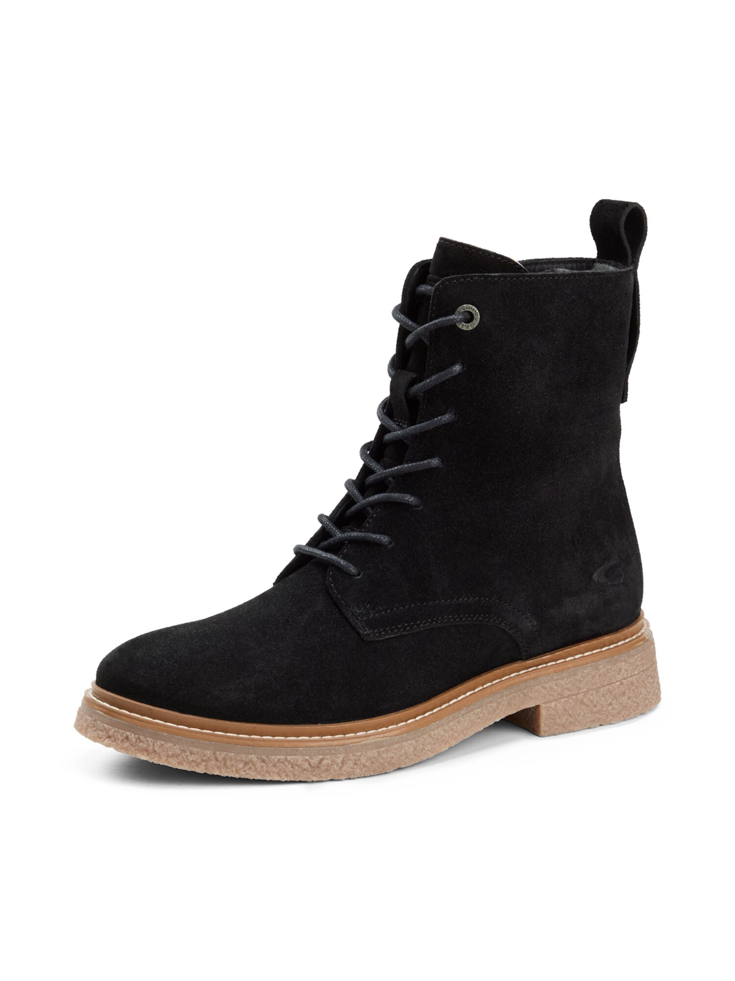 CAMEL ACTIVE Lace-Up Boots in Black