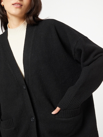 Monki Knit Cardigan in Black