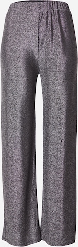 ABOUT YOU Wide Leg Housut 'Lucia' värissä hopea: etupuoli