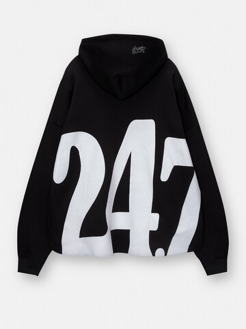 Pull&Bear Sweatshirt in Schwarz