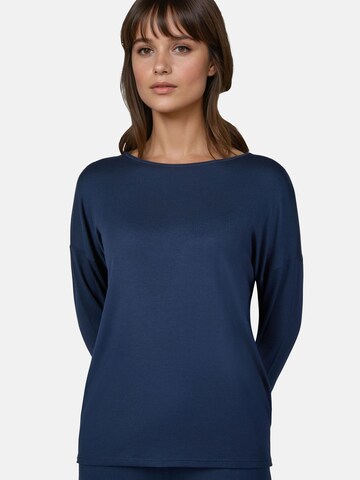 Myjama Schlafshirt 'Celes' in Blau: Vorderseite