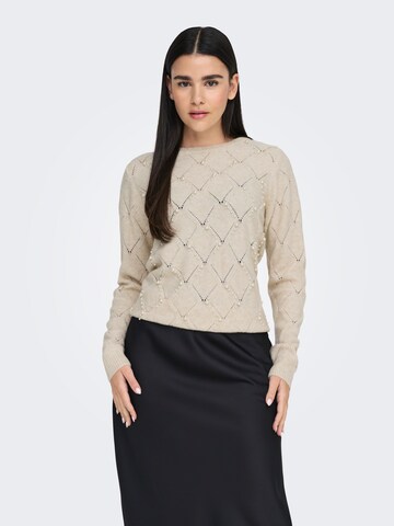 Pull-over ONLY en gris : devant