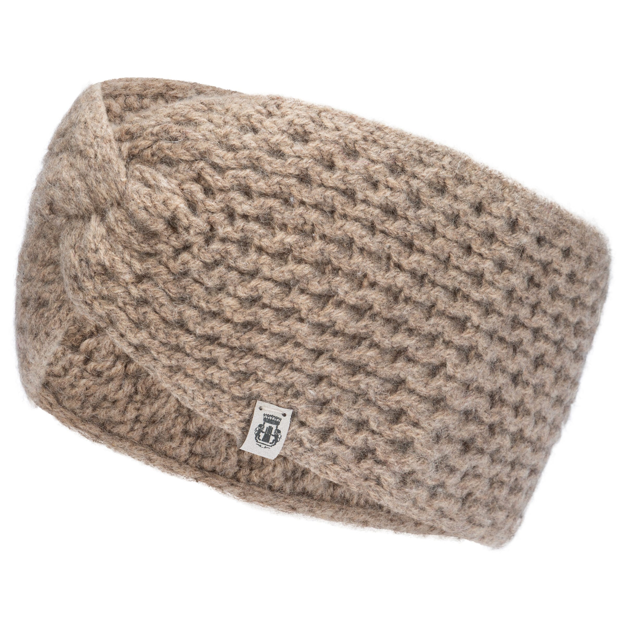 Fascia per la testa di Roeckl in beige: frontale