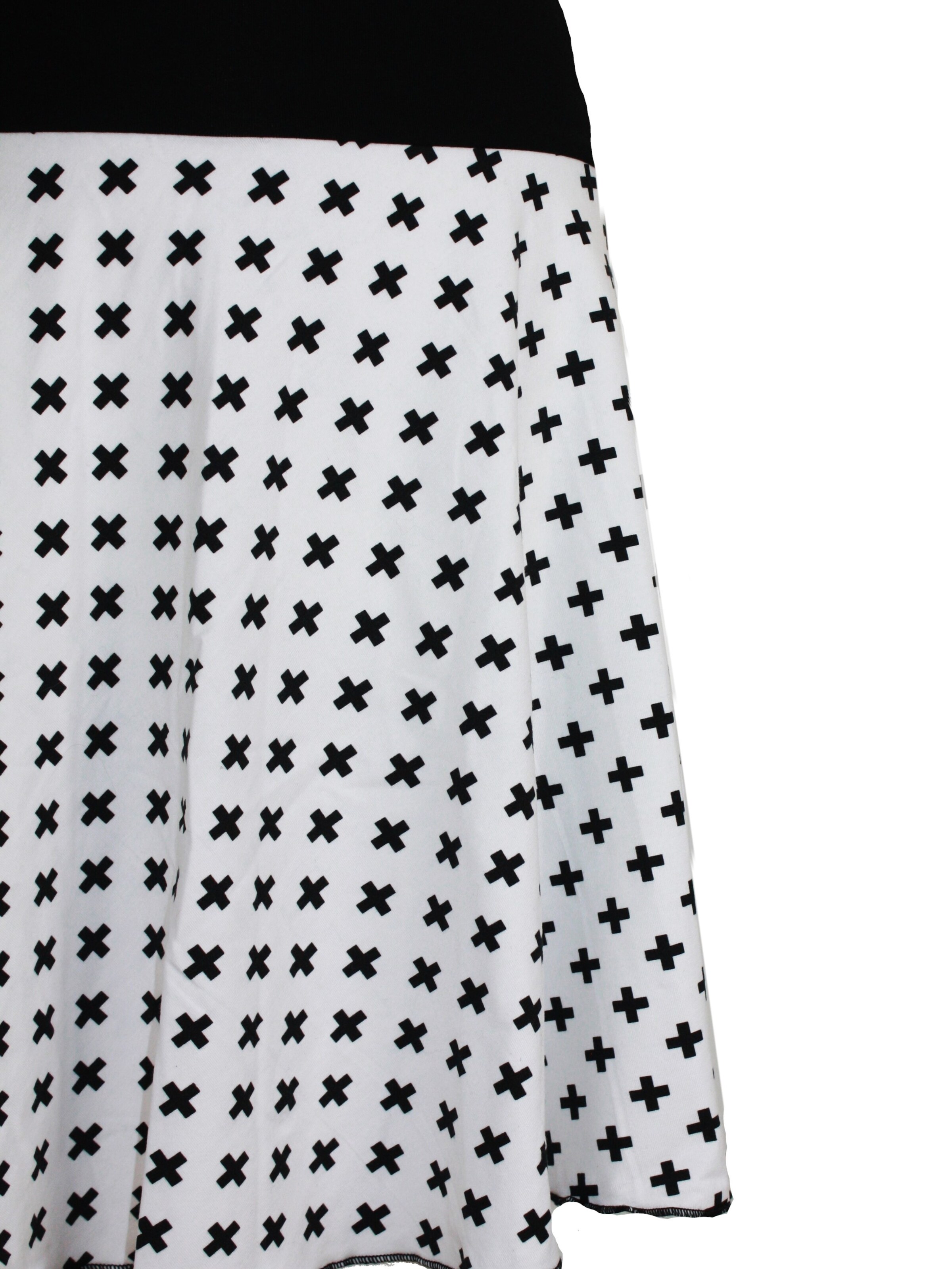 dunkle design Skirt 'Kreuz' in White