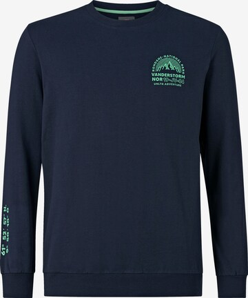 Jan Vanderstorm Sweatshirt ' Ingolv ' in Blue: front