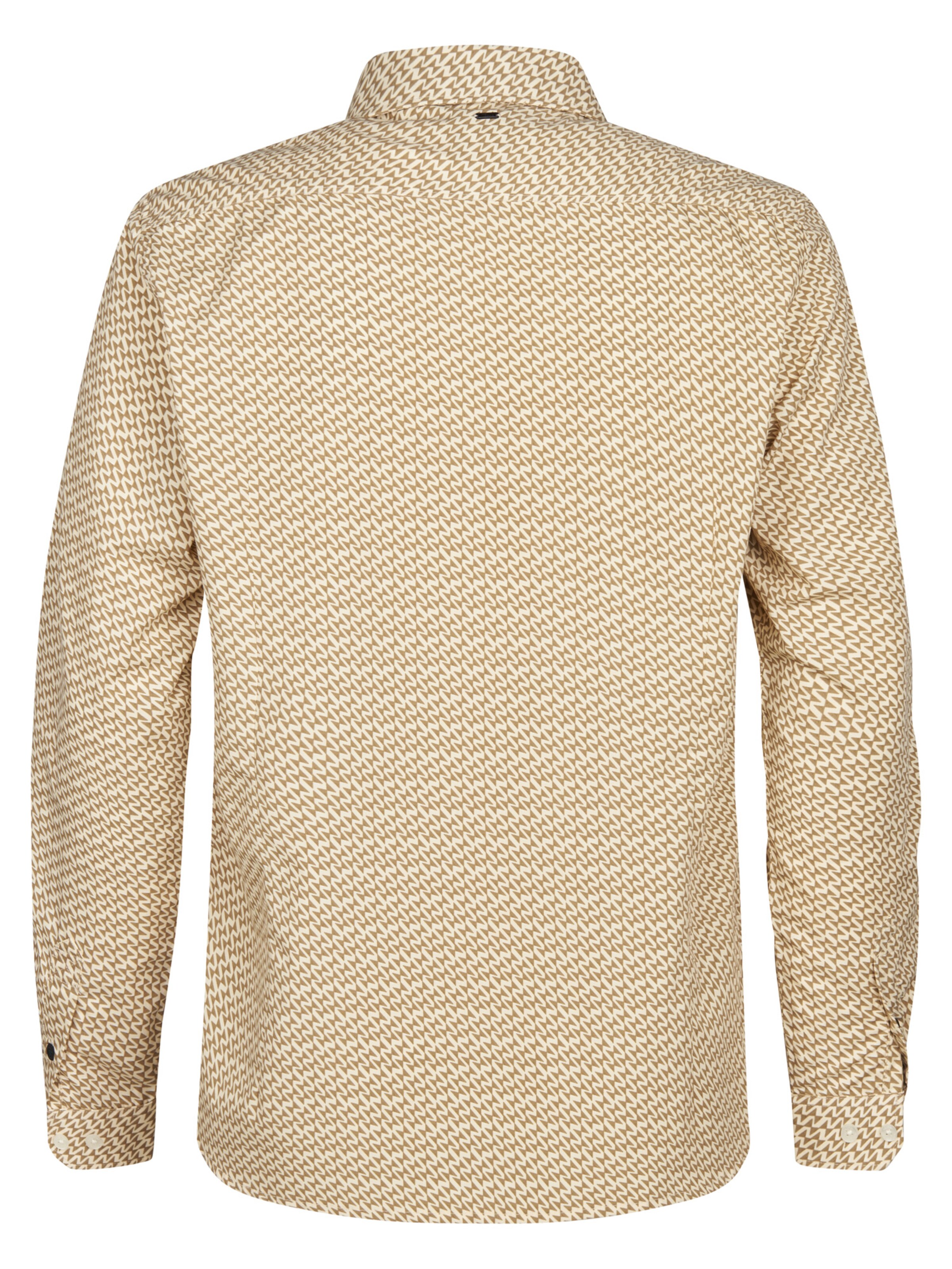 Petrol Industries Regular fit Button Up Shirt in Beige