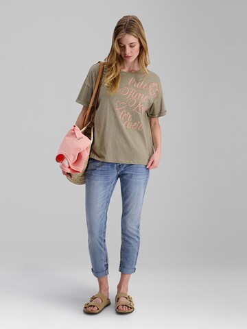 TIMEZONE Shirt 'Boxy' in Green