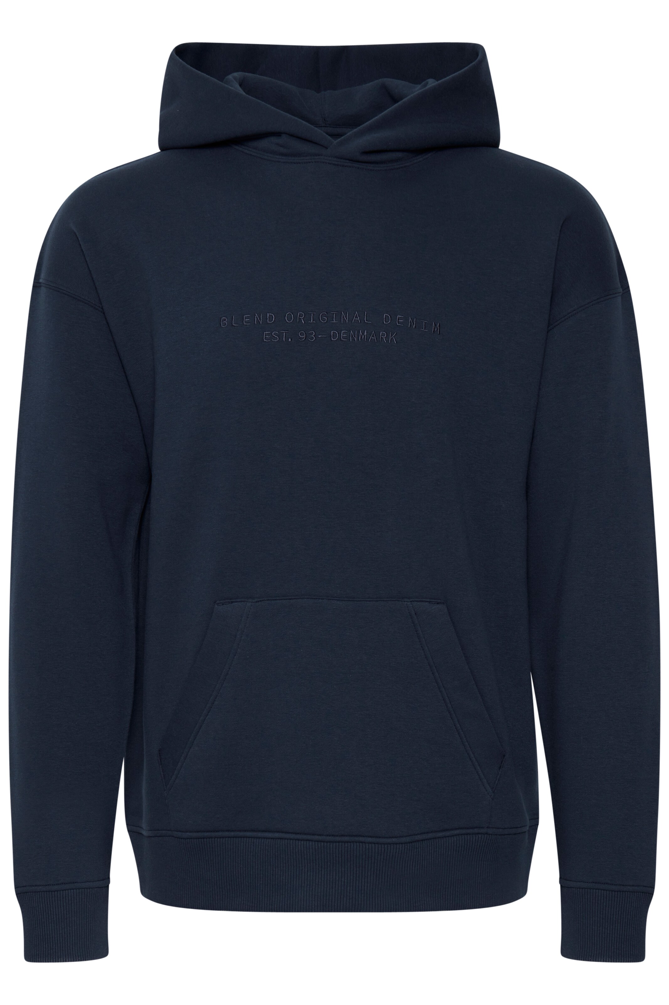 BLEND Sweatshirt 'Jeff' in Blauw: voorkant