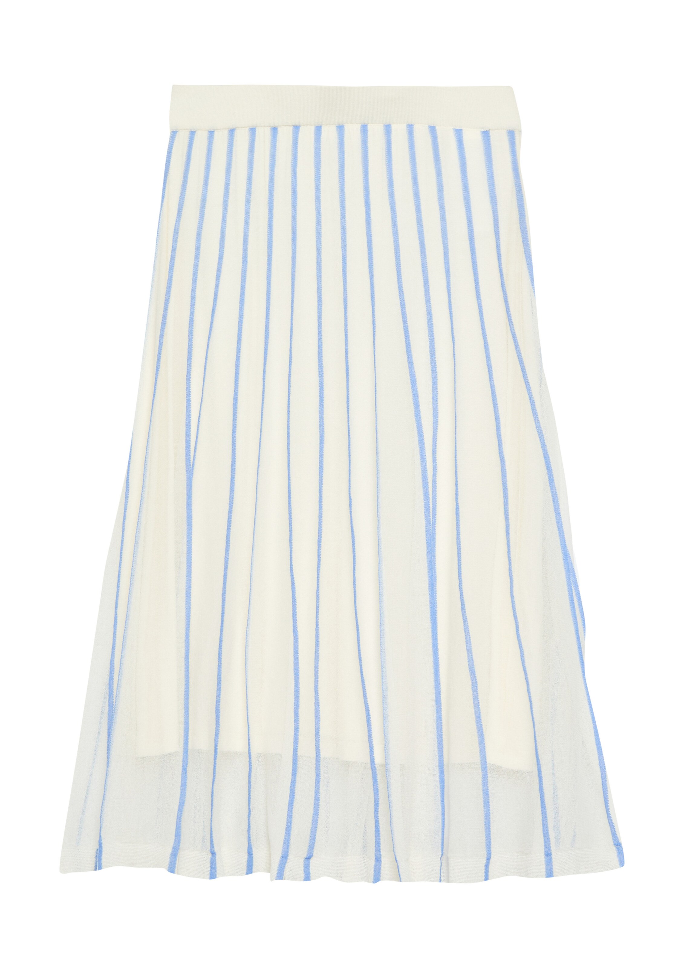 COMMA Skirt in Cream / Royal blue, Item view