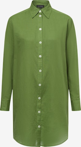 Franco Callegari Blouse 'Gudrun' in Groen: voorkant