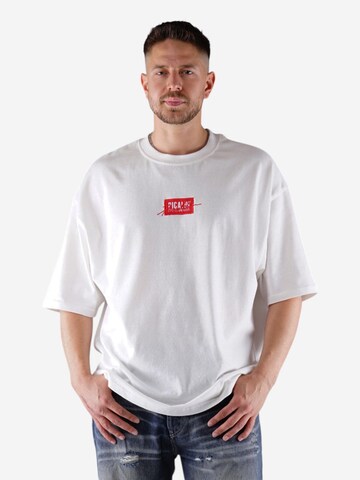 Picaldi Shirt 'Emphasize Oversize' in Weiß
