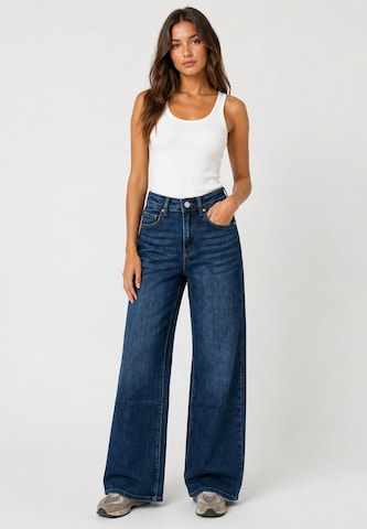 Wide leg Jeans di Elara in blu