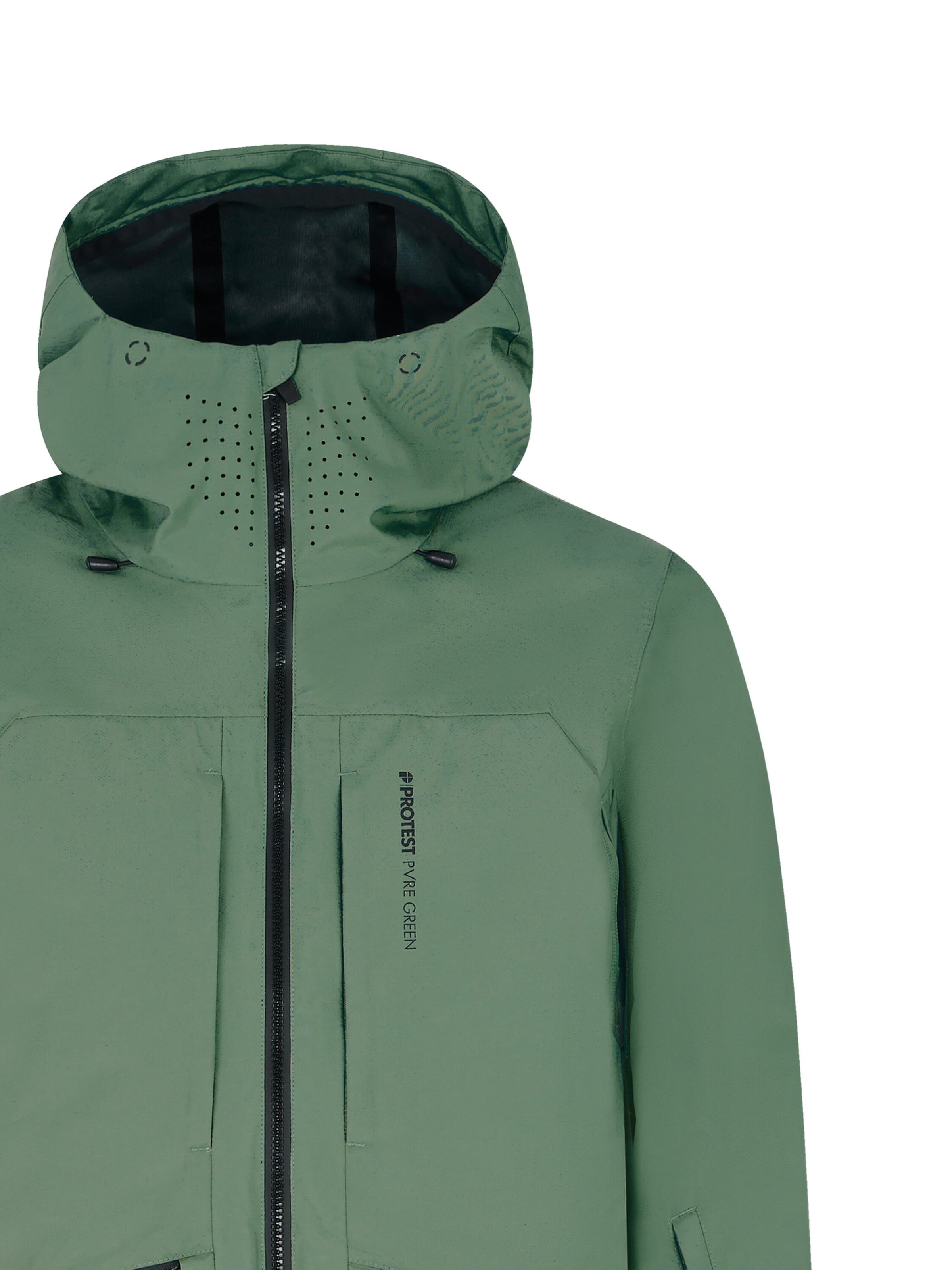 PROTEST Athletic Jacket 'PRTDUTY' in Green