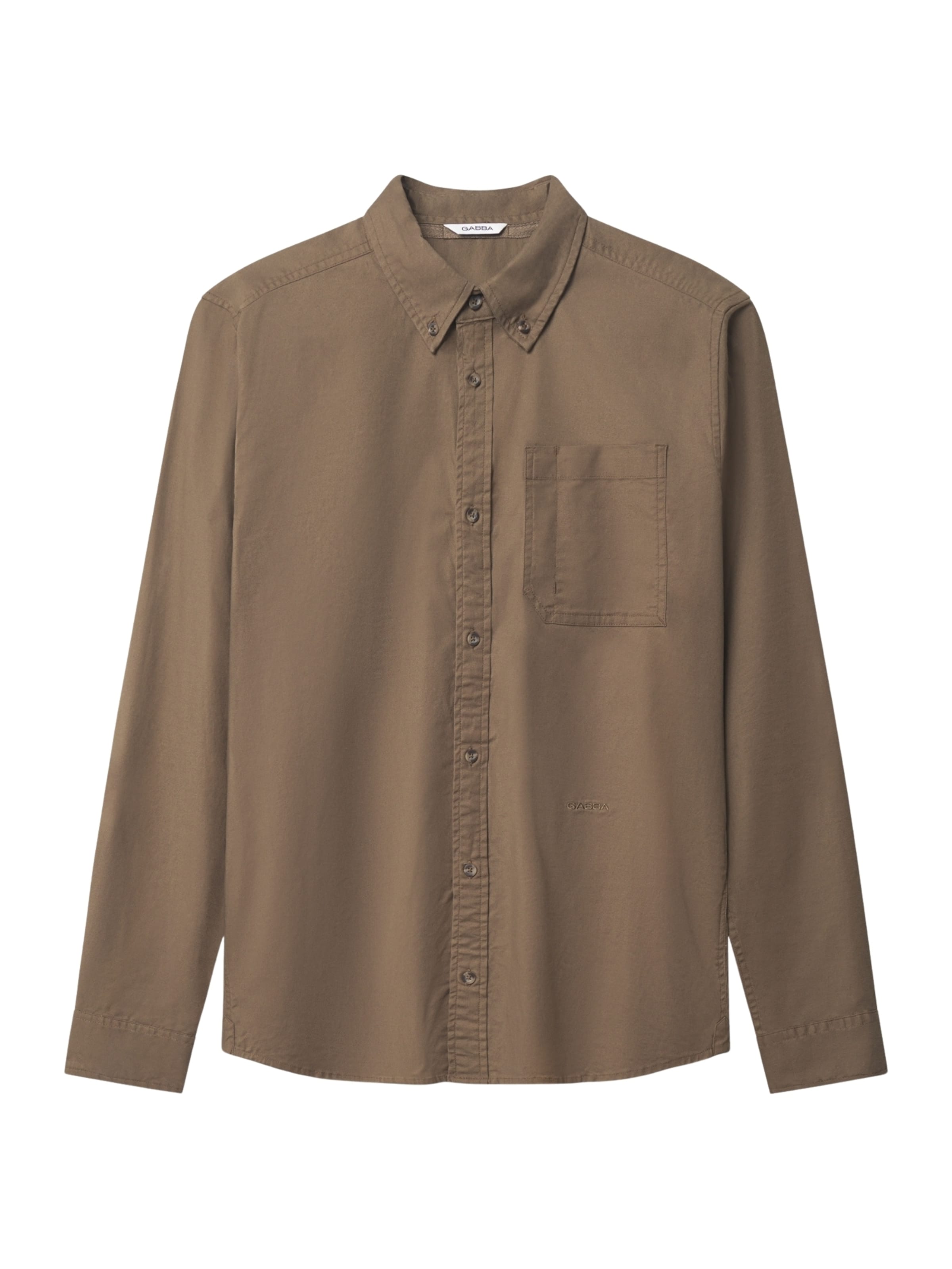 GABBA Overhemd 'Bent Reg Ox' in Groen: voorkant