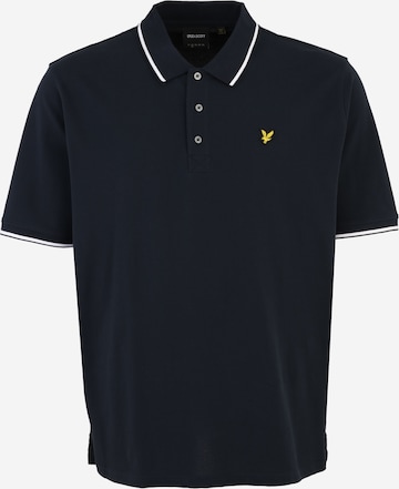 zils Lyle & Scott Big&Tall T-Krekls: no priekšpuses