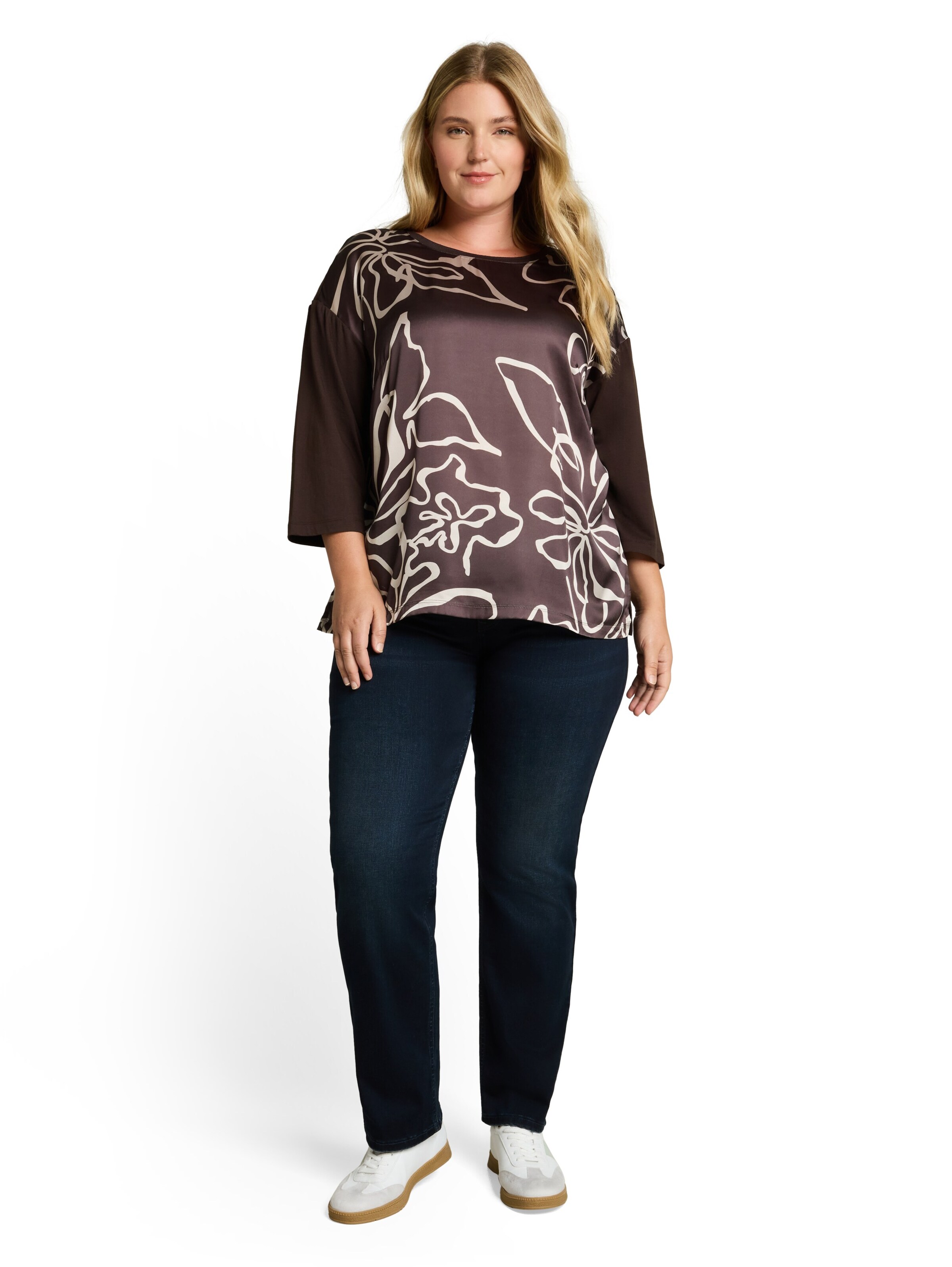 Tom Tailor Women + Majica | rjava barva