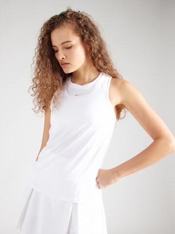 NIKE Sports Top 'ONE CLASSIC' in White: front