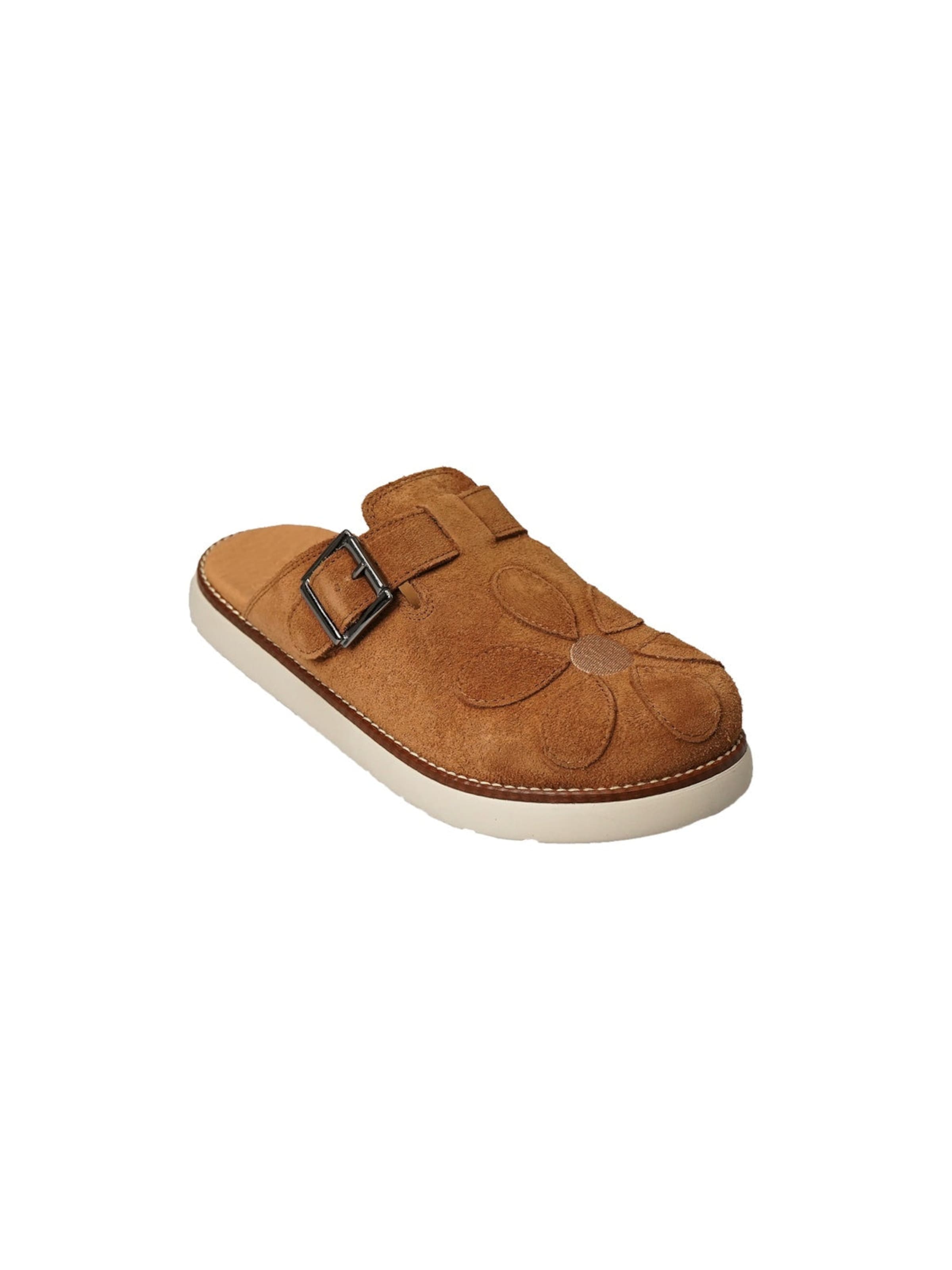 Yoxeone Clogs 'Blossom Shoes' in Brown: front