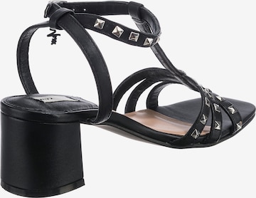 MEXX Sandały z rzemykami 'Juicy' w kolorze czarny