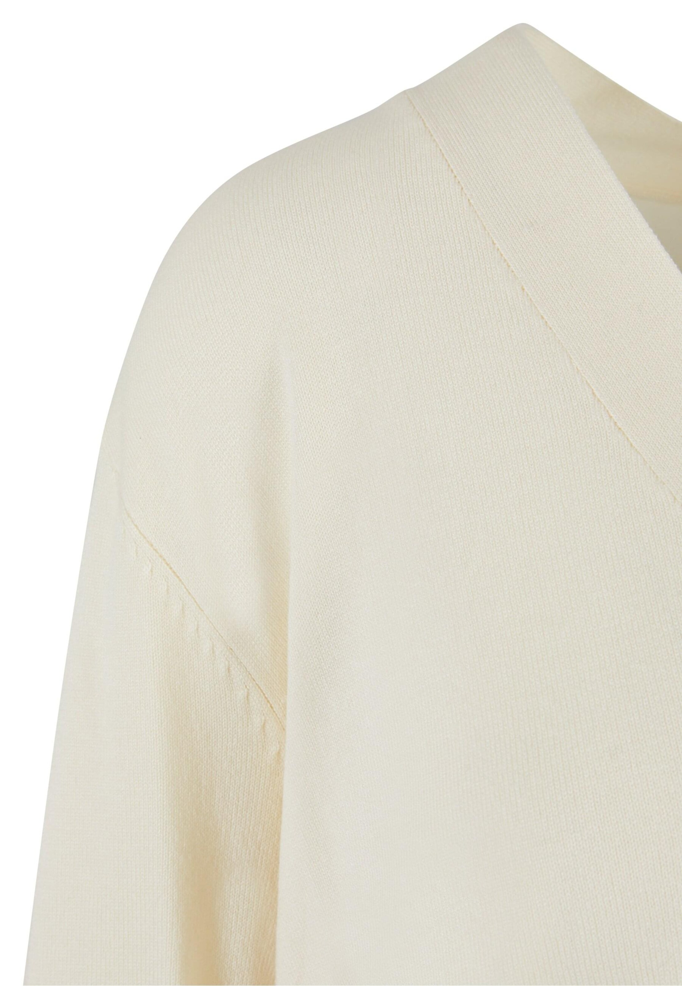 Geacă tricotată de la Urban Classics pe alb